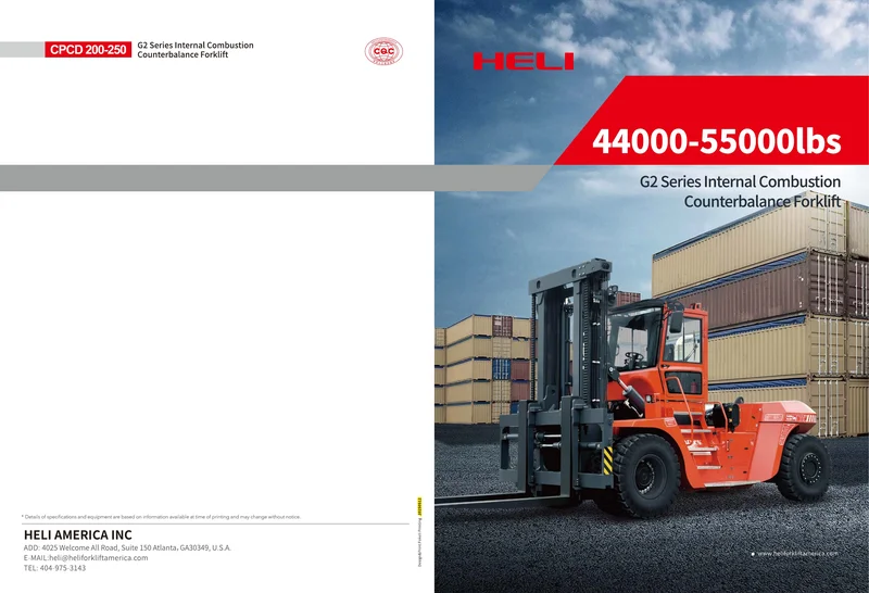 G2 Series Internal Combustion Counterbalance Forklift